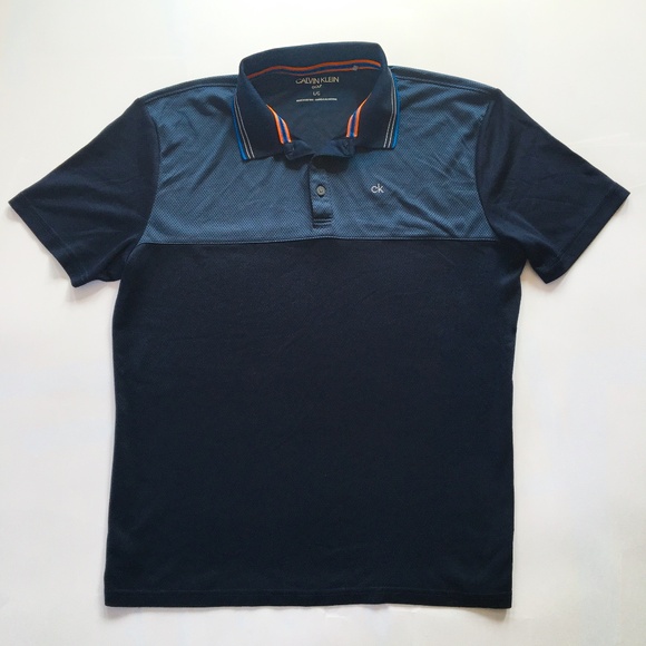 Calvin Klein Other - Calvin Klein Men’s Golf/Polo Shirt – Size: L/G – Two-tone Blue